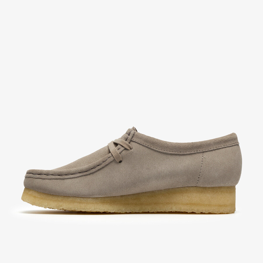 wallabee - lichtgrijs suède